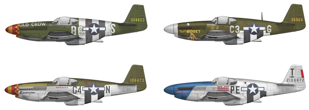P-51B マスタング プラモデル (アルマホビー 1/72 エアクラフト プラモデル No.70041) 商品画像_3