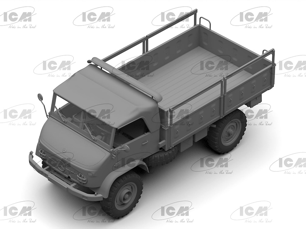 ウニモグ S404 ドイツ軍用トラック プラモデル (ICM 1/35 ミリタリービークル・フィギュア No.35135) 商品画像_2