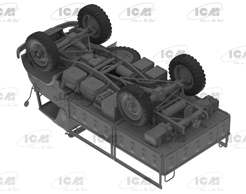 ウニモグ S404 ドイツ軍用トラック プラモデル (ICM 1/35 ミリタリービークル・フィギュア No.35135) 商品画像_3