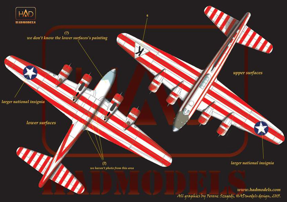 B-17E バーミングハム・ブリッツクリーク デカール デカール (HAD MODELS 1/72 デカール No.72158) 商品画像_2