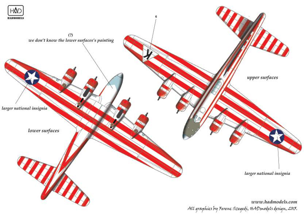 B-17E バーミングハム・ブリッツクリーク デカール デカール (HAD MODELS 1/48 デカール No.48161) 商品画像_2