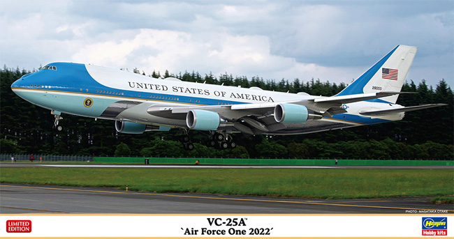 VC-25A エアフォースワン 2022 プラモデル (ハセガワ 1/200 飛行機 限定生産 No.10852) 商品画像