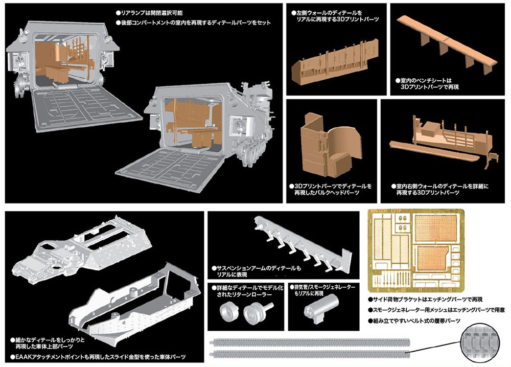 AAV7A1 RAM/RS w/インテリア プラモデル (ドラゴン 1/72 ARMOR PRO (アーマープロ) No.7619) 商品画像_1