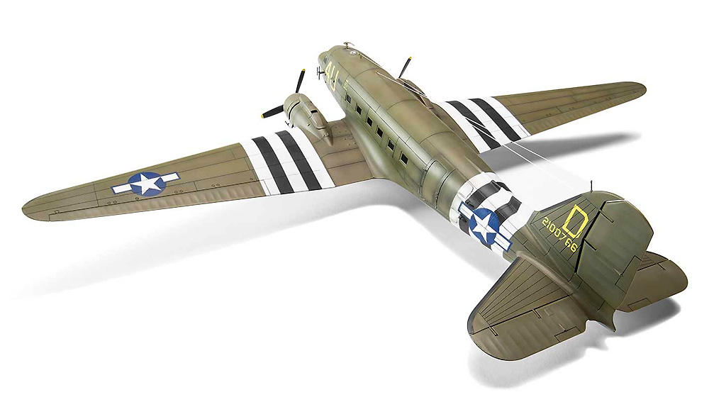 ダグラス C-47 スカイトレイン プラモデル (エアフィックス 1/72 ミリタリーエアクラフト No.A08014) 商品画像_2