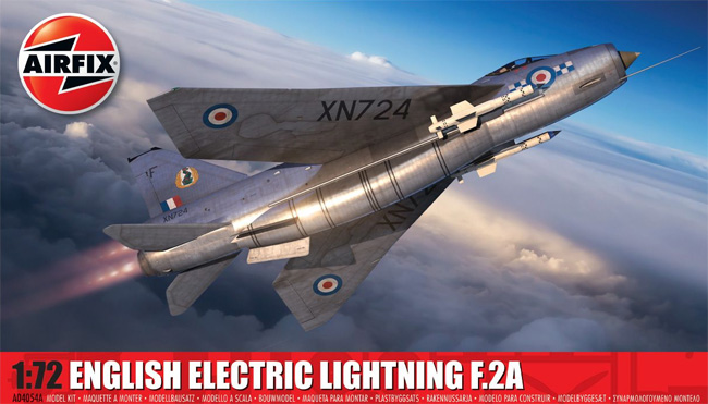 イギリス空軍 イングリッシュ エレクトリック ライトニング F.2A プラモデル (エアフィックス 1/72 ミリタリーエアクラフト No.A04054A) 商品画像