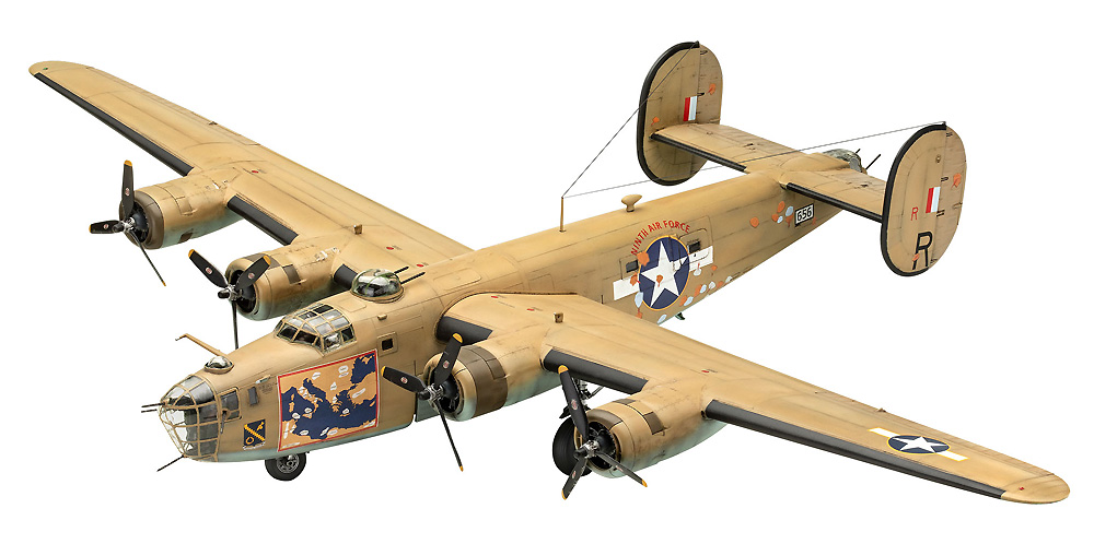 B-24D リベレーター プラモデル (レベル 1/48 飛行機モデル No.03831) 商品画像_2