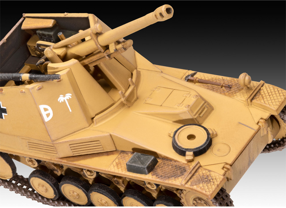 Sd.Kfz.124 ヴェスペ ファースト ダイオラマ プラモデル (レベル 1/76 ミリタリー No.03334) 商品画像_4