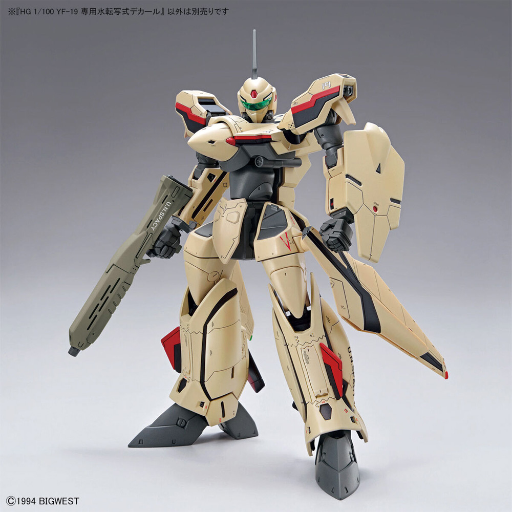 HG 1/100 YF-19 専用水転写式デカール プラモデル (バンダイ HG マクロス No.2639670) 商品画像_2