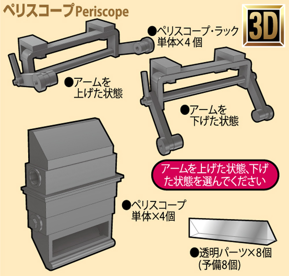 マーダー 3 3Dペリスコープセット レジン (パッションモデルズ 1/35 アクセサリーシリーズ No.P35T-014) 商品画像_1