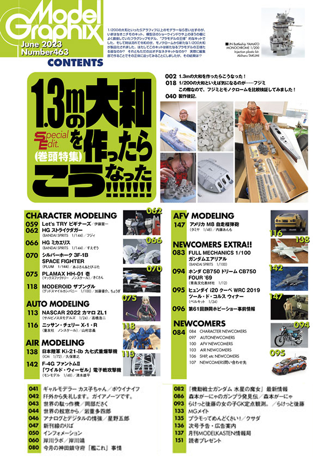 モデルグラフィックス 2023年6月号 No.463 雑誌 (大日本絵画 月刊 モデルグラフィックス No.463) 商品画像_1