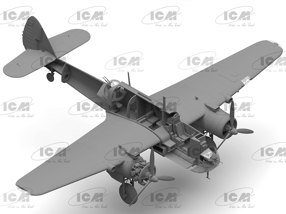 ブリストル ボーフォート Mk.1 雷撃機 プラモデル (ICM 1/48 エアクラフト プラモデル No.48310) 商品画像_3