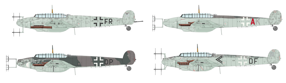 メッサーシュミット Bf110G-4 プラモデル (エデュアルド 1/72 ウィークエンド エディション No.7465) 商品画像_3