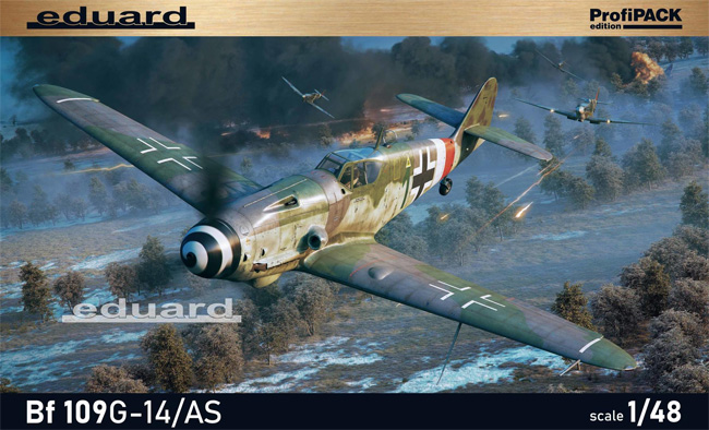 メッサーシュミット Bf109G-14/AS プラモデル (エデュアルド 1/48 プロフィパック No.82162) 商品画像