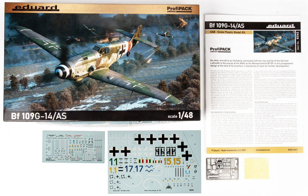 メッサーシュミット Bf109G-14/AS プラモデル (エデュアルド 1/48 プロフィパック No.82162) 商品画像_1