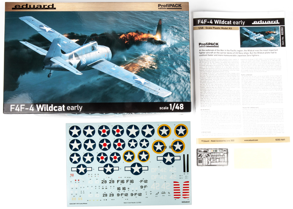 F4F-4 ワイルドキャット 初期型 プラモデル (エデュアルド 1/48 プロフィパック No.82202) 商品画像_1