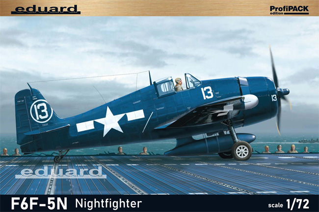 F6F-5N ヘルキャット 夜間戦闘機 プラモデル (エデュアルド 1/72 プロフィパック No.7079) 商品画像