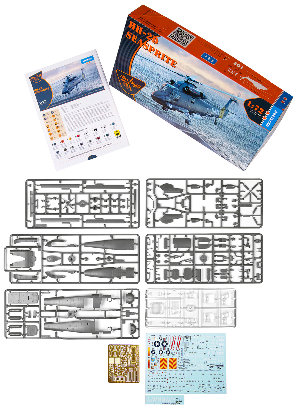 HH-2D シースプライト プラモデル (クリアープロップ 1/72 スケールモデル No.CP72018) 商品画像_1