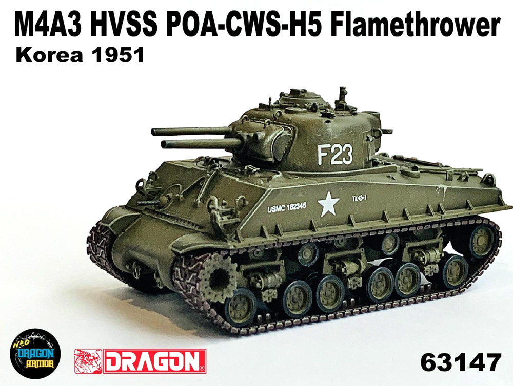 M4A3 HVSS POA-CWS-H5 火炎放射戦車 コリア 1951 完成品 (ドラゴン 1/72 NEO DRAGON ARMOR (ネオ ドラゴンアーマー) No.63147) 商品画像_1