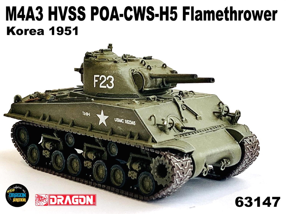 M4A3 HVSS POA-CWS-H5 火炎放射戦車 コリア 1951 完成品 (ドラゴン 1/72 NEO DRAGON ARMOR (ネオ ドラゴンアーマー) No.63147) 商品画像_2