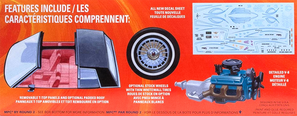 クラス アクション 1980 シボレー モンテカルロ プラモデル (MPC 1/25 カーモデル No.MPC967M/12) 商品画像_3