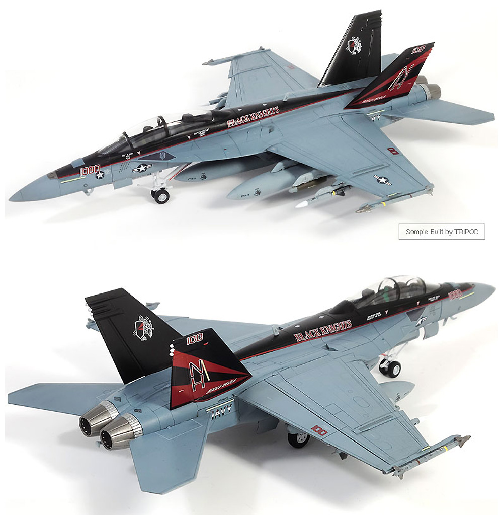 USN F/A-18F スーパーホーネット VFA-154 ブラックナイツ プラモデル (アカデミー 1/72 Aircrafts No.12577) 商品画像_2