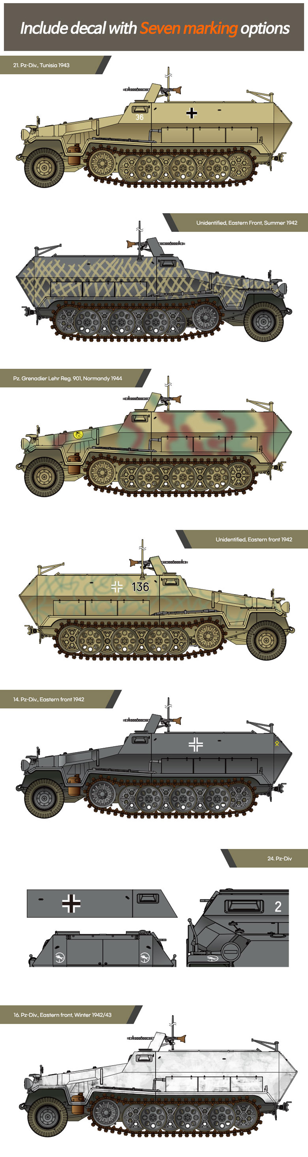 Sd.kfz.251/1 Ausf.C プラモデル (アカデミー 1/35 Armors No.13540) 商品画像_1