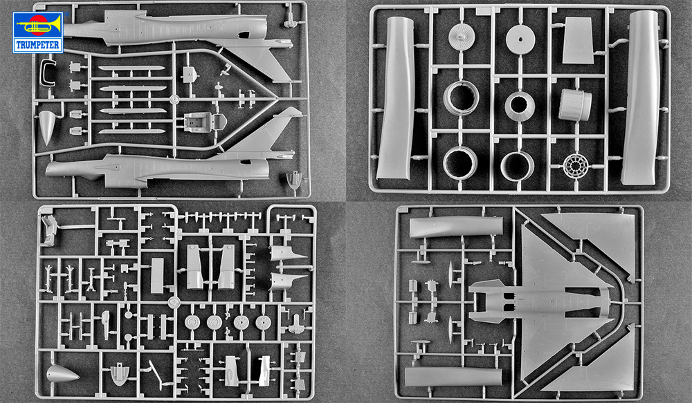 中国空軍 J-10C 戦闘機 ヴィゴラス・ドラゴン プラモデル (トランペッター 1/48 エアクラフト プラモデル No.05826) 商品画像_2