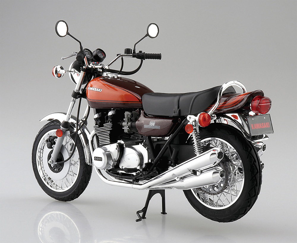 カワサキ Z2 750RS '73 カスタムパーツ付き プラモデル (アオシマ ザ バイク No.043) 商品画像_3