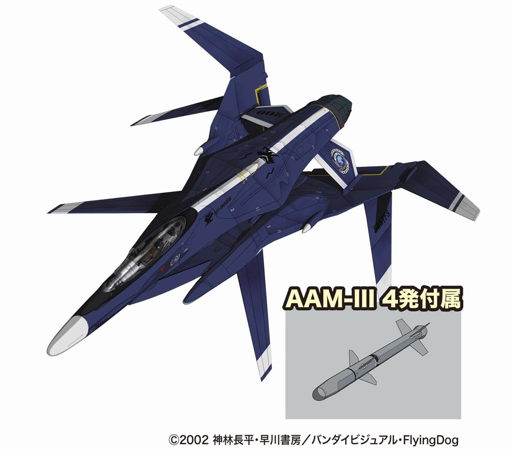 戦闘妖精雪風 ファーン 2 AAM-3 ミサイル付属 プラモデル (プラッツ 戦闘妖精雪風 No.X-014) 商品画像_1