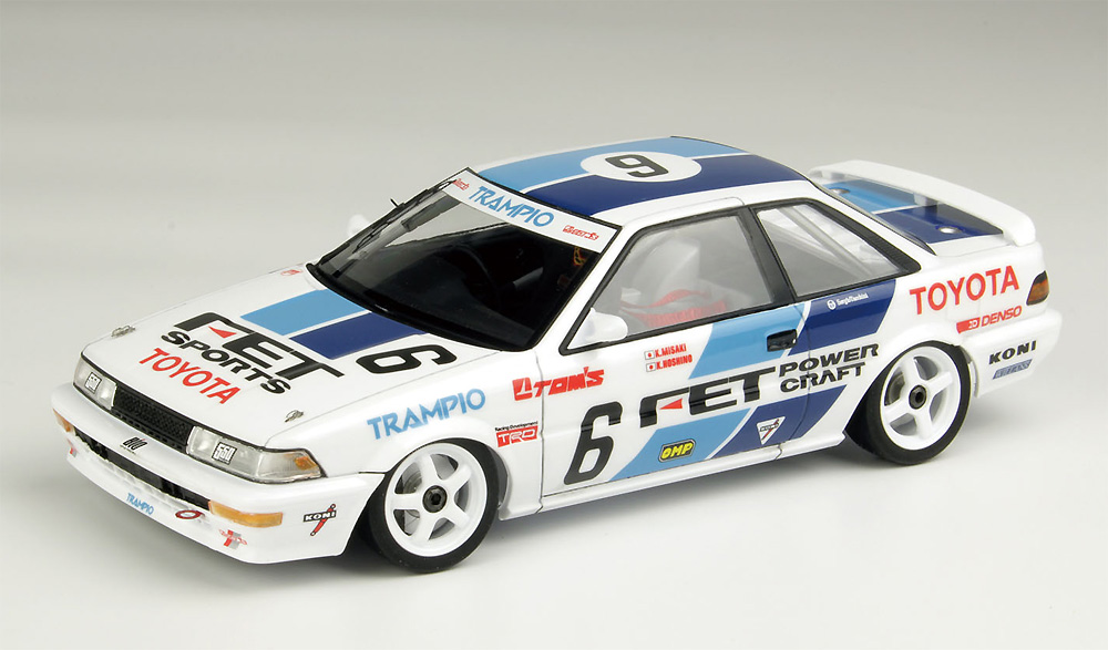 トヨタ カローラ レビン AE92 1989 JTC SUGO プラモデル (NuNu 1/24 レーシングシリーズ No.014) 商品画像_2