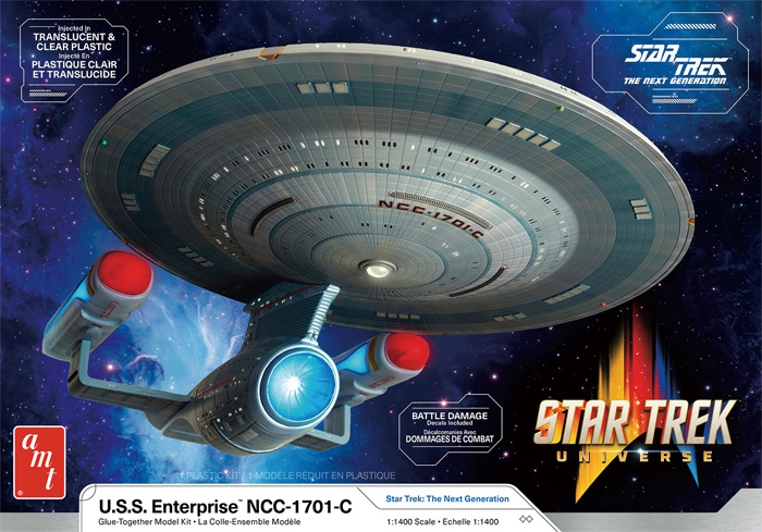 U.S.S. エンタープライズ NCC-1701-C (スタートレック ネクストジェネレーション) プラモデル (amt スタートレック（STAR TREK）シリーズ No.AMT1332M/12) 商品画像