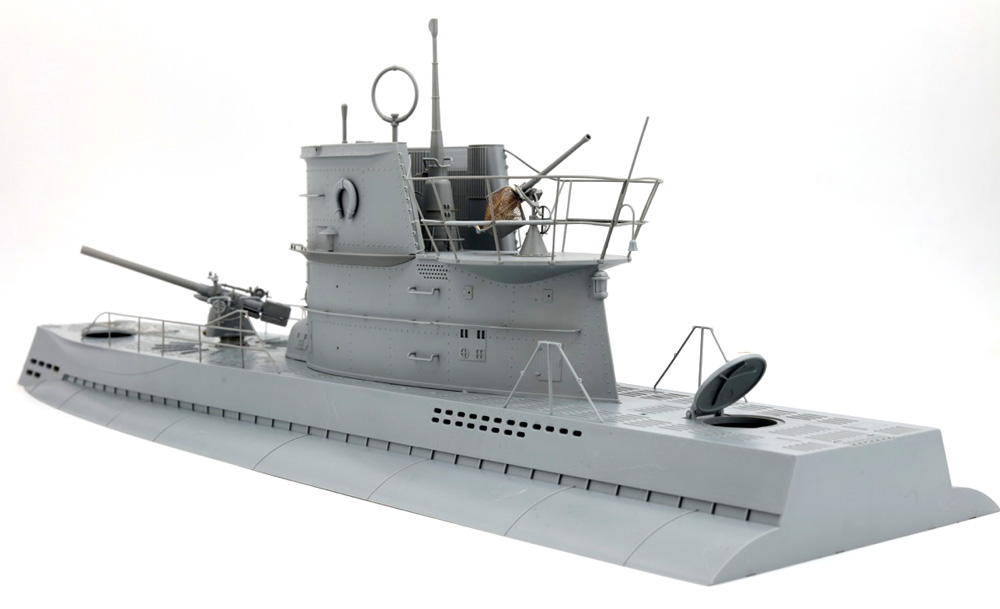 ドイツ海軍 Uボート 7C型 水上航行モデル プラモデル (ボーダーモデル 1/35 ミリタリー No.BS001) 商品画像_2