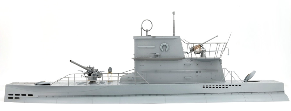 ドイツ海軍 Uボート 7C型 水上航行モデル プラモデル (ボーダーモデル 1/35 ミリタリー No.BS001) 商品画像_3