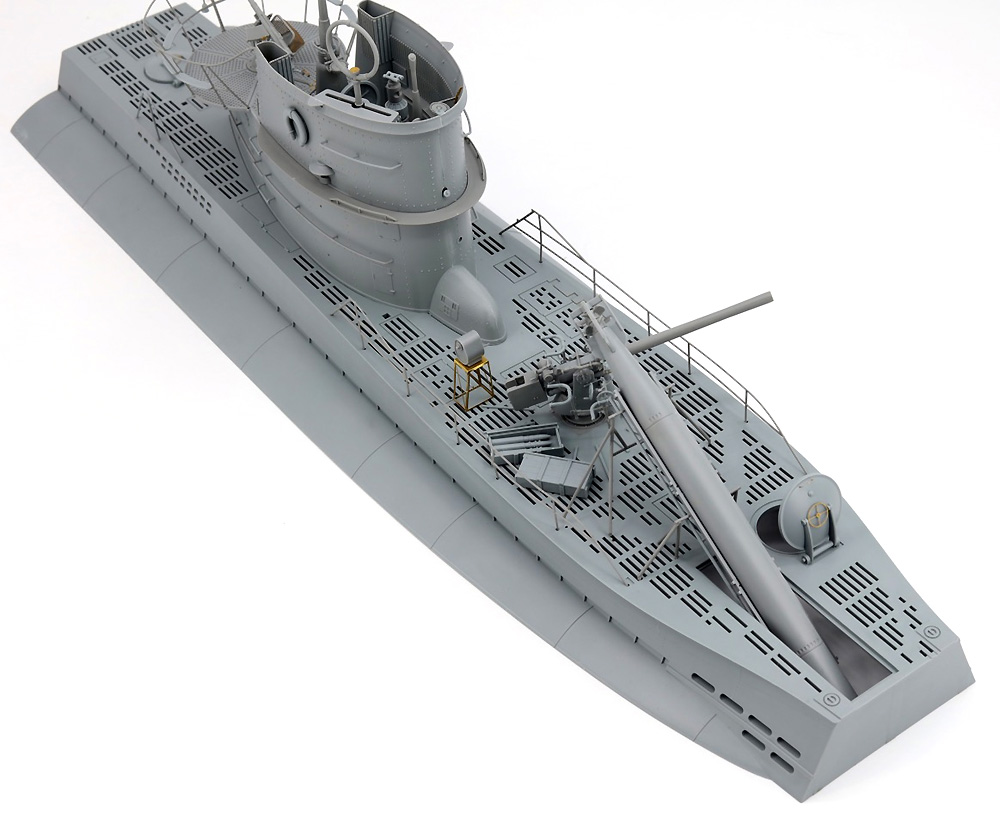 ドイツ海軍 Uボート 7C型 水上航行モデル プラモデル (ボーダーモデル 1/35 ミリタリー No.BS001) 商品画像_4