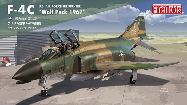 アメリカ空軍 F-4C ウルフパック 1967 プラモデル (ファインモールド 1/72 航空機 限定品 No.72846) 商品画像