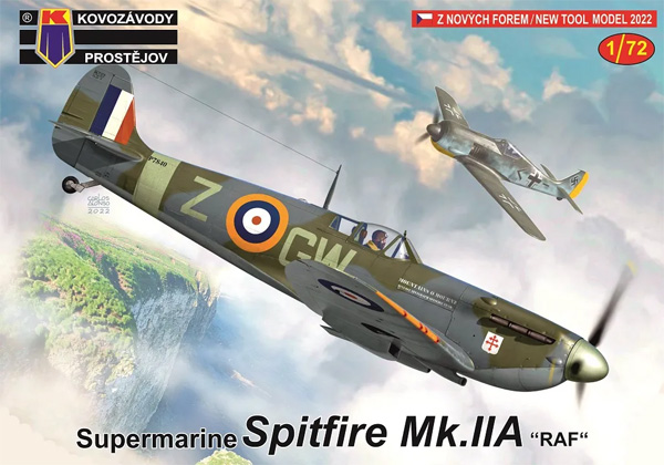 スーパーマリン スピットファイア Mk.2a イギリス空軍 プラモデル (KPモデル 1/72 エアクラフト プラモデル No.KPM0302) 商品画像