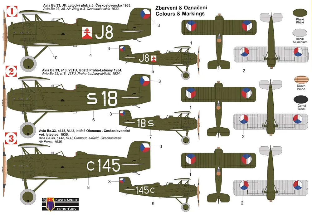 アビア Ba.33 サーティスリー プラモデル (KPモデル 1/72 エアクラフト プラモデル No.KPM0365) 商品画像_1