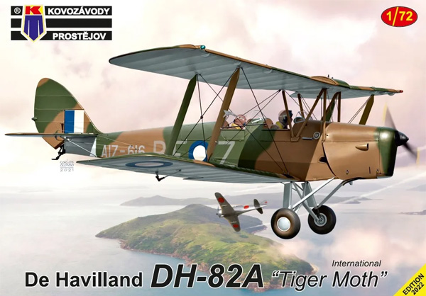 デ・ハビランド DH.82A タイガーモス インターナショナル プラモデル (KPモデル 1/72 エアクラフト プラモデル No.KPM0364) 商品画像