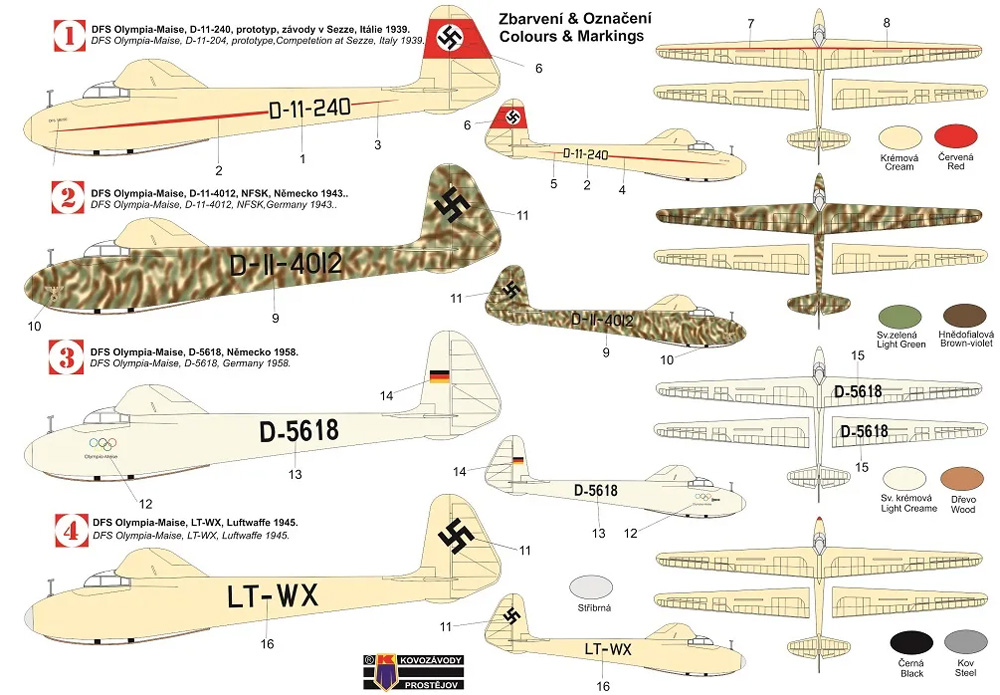 DFS オリンピア ドイツ上空 プラモデル (KPモデル 1/72 エアクラフト プラモデル No.KPM0354) 商品画像_1