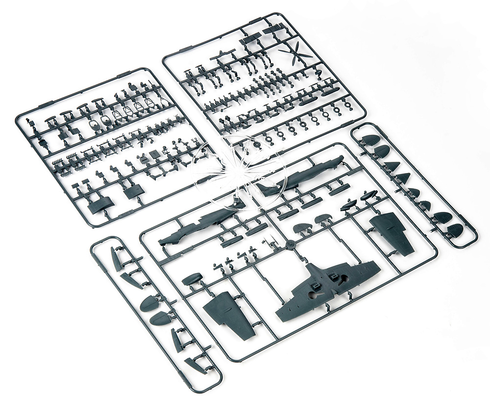 スピットファイア Mk.9c プラモデル (エデュアルド 1/72 ウィークエンド エディション No.7466) 商品画像_2