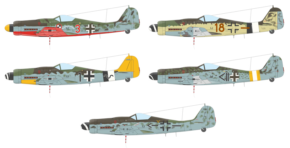 フォッケウルフ Fw190D-9 プラモデル (エデュアルド 1/48 プロフィパック No.8188) 商品画像_3