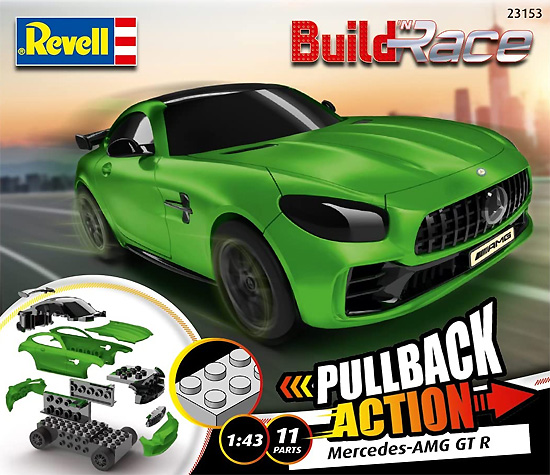 メルセデスベンツ AMG GTR グリーン プラモデル (レベル Build