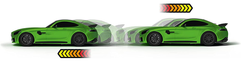 メルセデスベンツ AMG GTR グリーン プラモデル (レベル Build'N Race No.23153) 商品画像_2