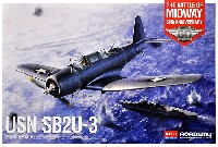 アカデミー 1/48 Aircrafts USN SB2U-3 ヴィンディケイター ミッドウェー海戦スペシャル
