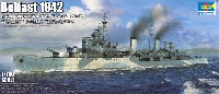 トランペッター 1/700 艦船シリーズ イギリス海軍 軽巡洋艦 HMS ベルファスト 1942