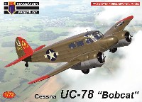 KPモデル 1/72 エアクラフト プラモデル セスナ UC-78 ボブキャット