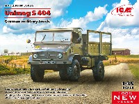 ICM 1/35 ミリタリービークル・フィギュア ウニモグ S404 ドイツ軍用トラック