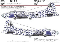 HAD MODELS 1/48 デカール B-17F スポッテッド・カウ デカール