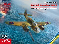 ICM 1/48 エアクラフト プラモデル ブリストル ボーフォート Mk.1 雷撃機