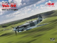 ICM 1/32 エアクラフト Yak-9K WW2 ソビエト戦闘機